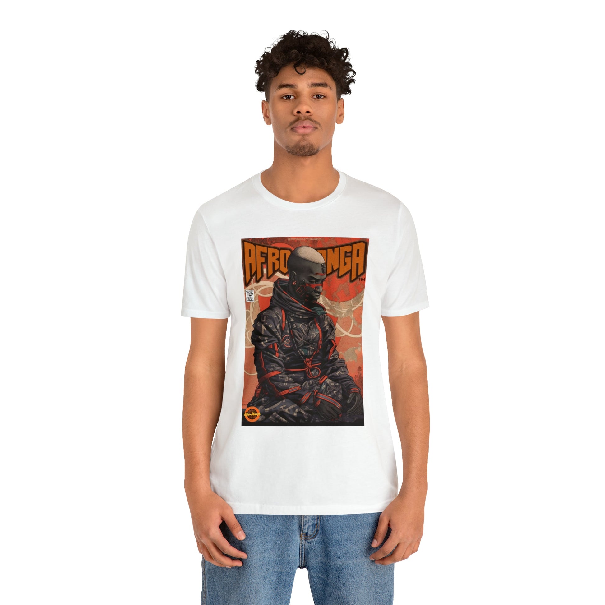 The Shaman Unisex Jersey Short Sleeve Tee - Afro-Manga