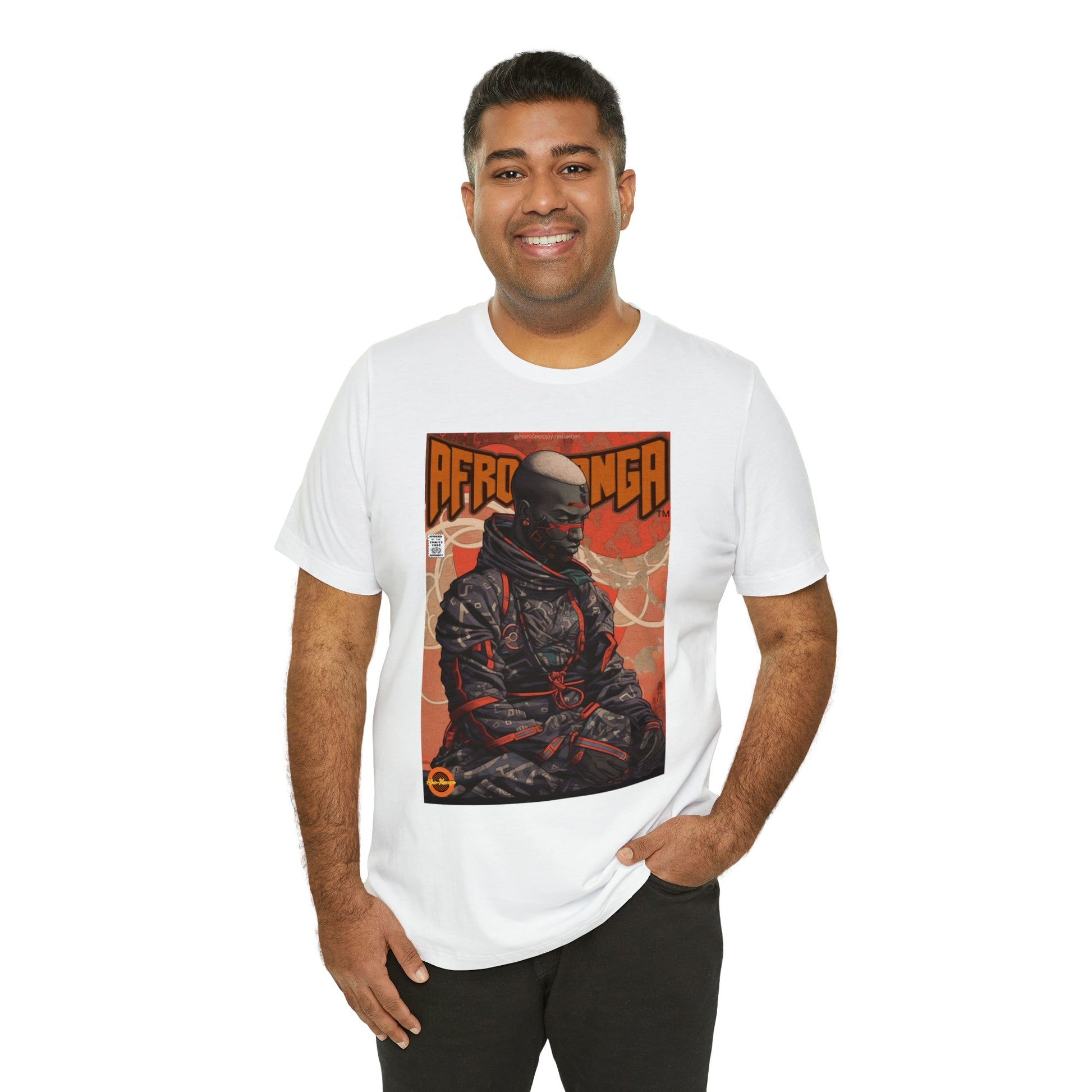 The Shaman Unisex Jersey Short Sleeve Tee - Afro-Manga