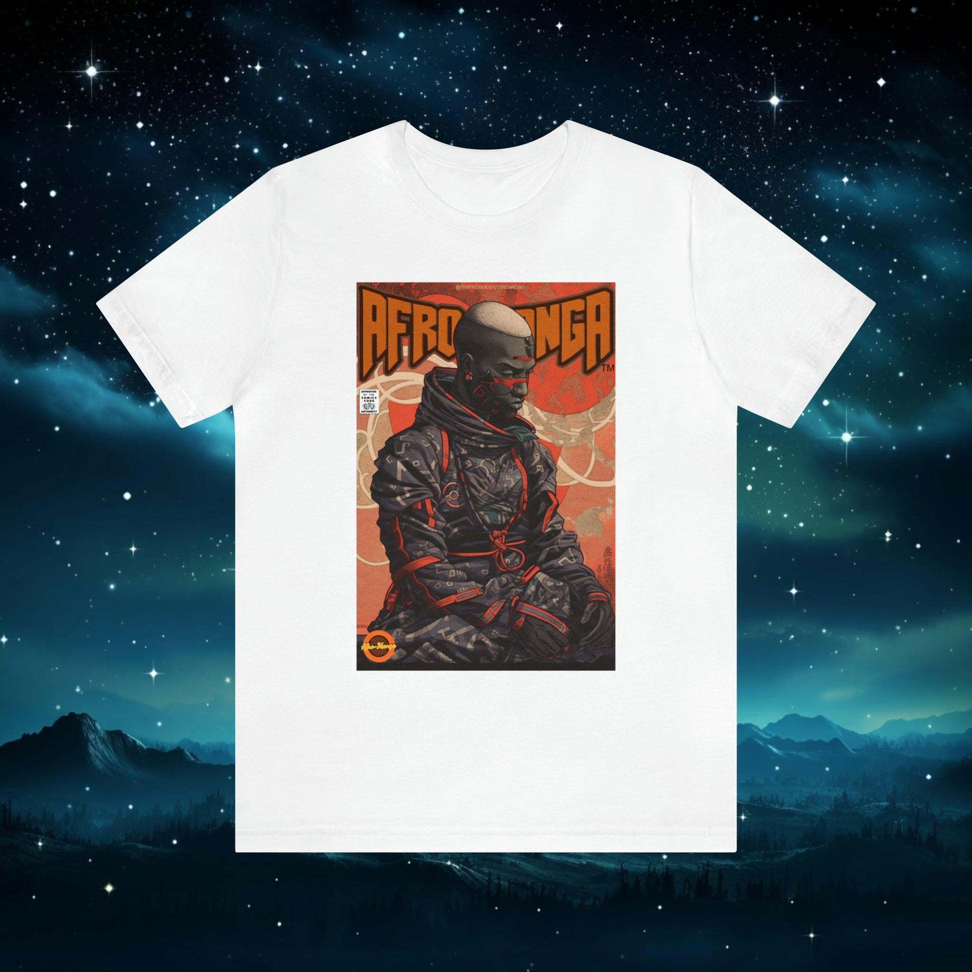 The Shaman Unisex Jersey Short Sleeve Tee - Afro-Manga