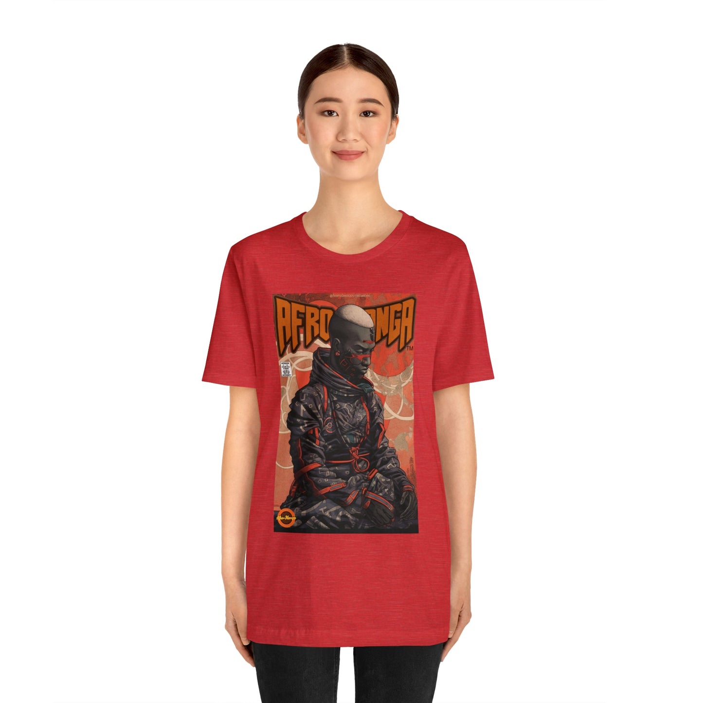 The Shaman Unisex Jersey Short Sleeve Tee - Afro-Manga