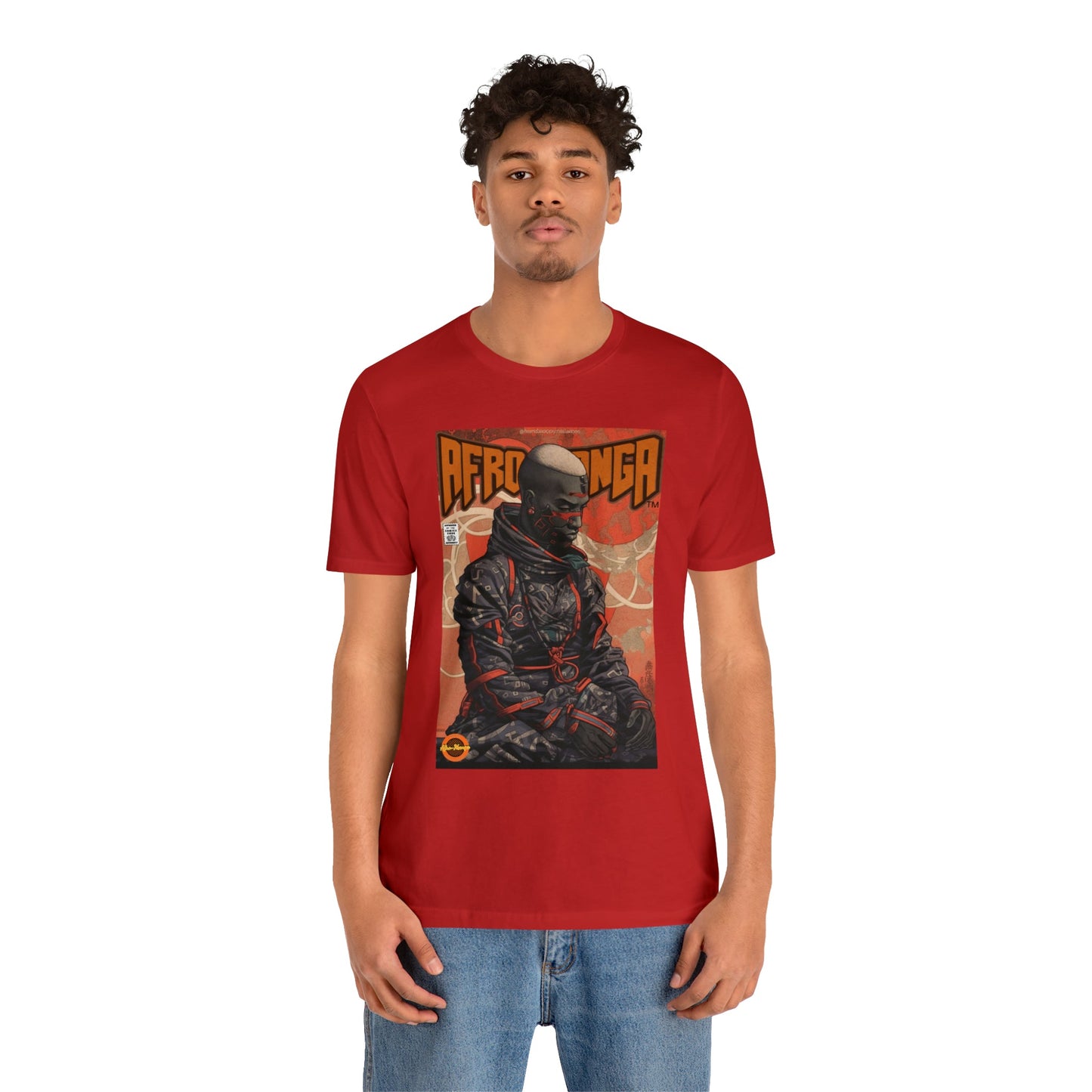 The Shaman Unisex Jersey Short Sleeve Tee - Afro-Manga