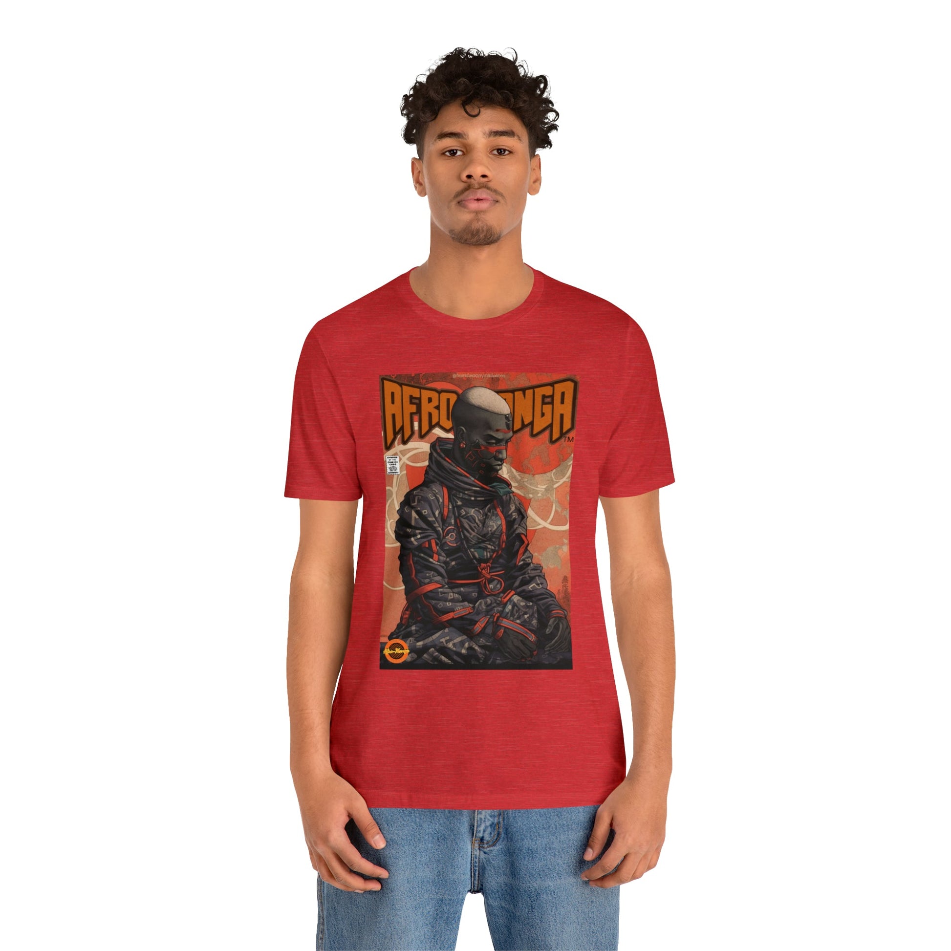 The Shaman Unisex Jersey Short Sleeve Tee - Afro-Manga