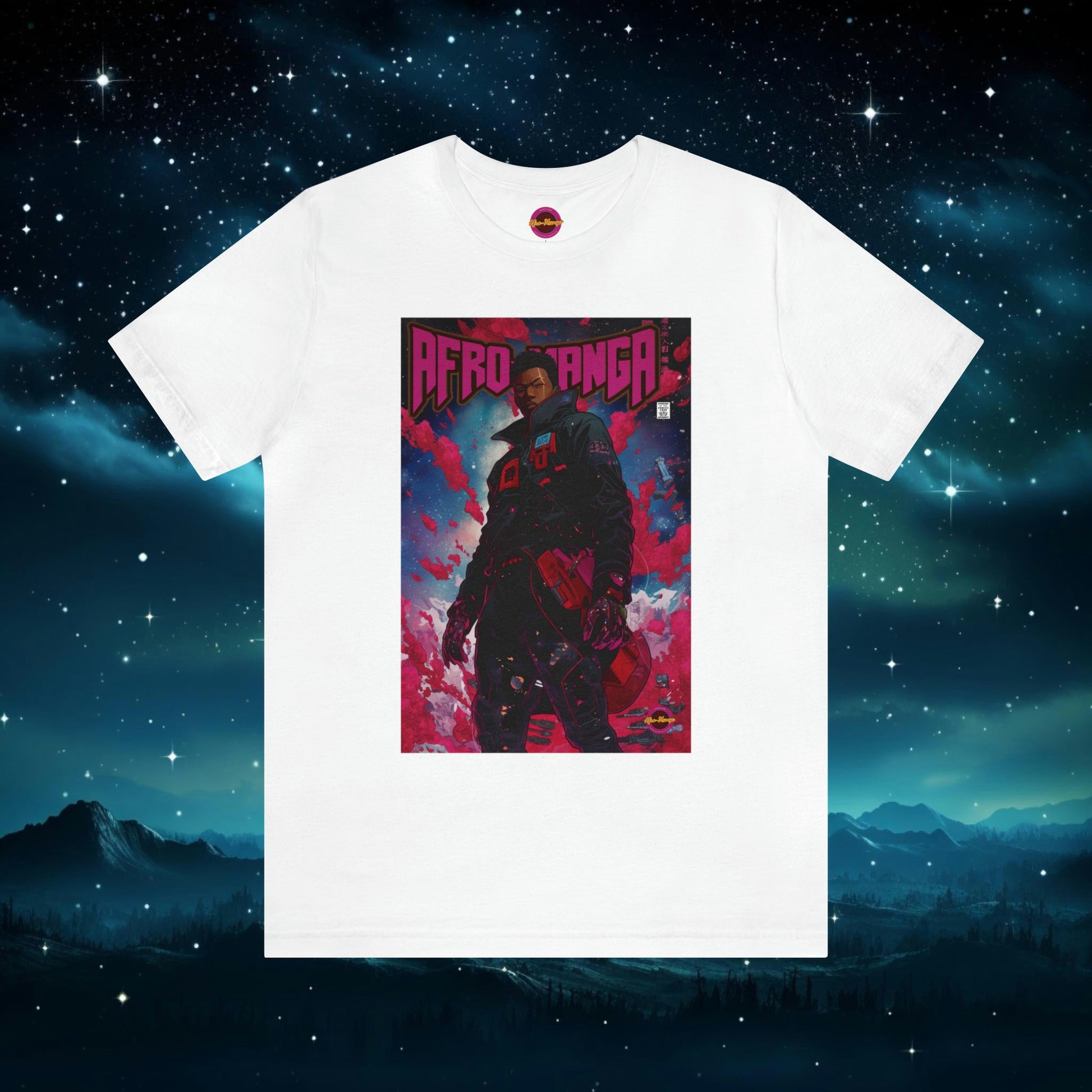 "The Wanderer" Short Sleeve Tee - Afro-Manga